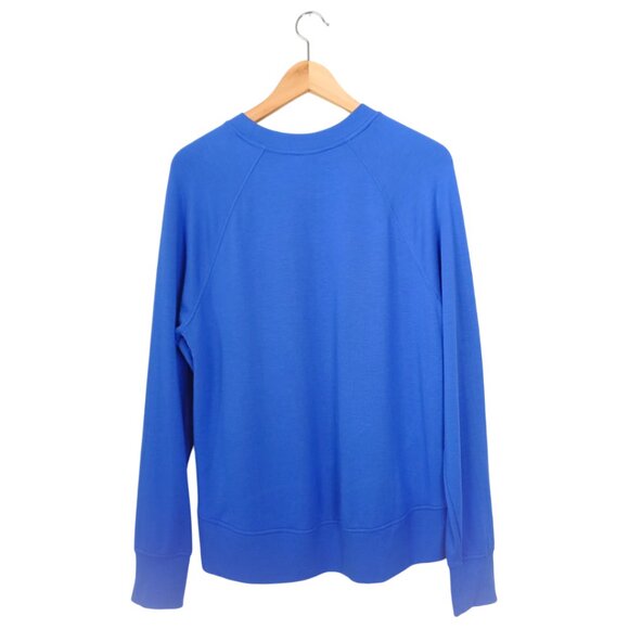 A New Day Blue Women’s Sweatshirt - Long Sleeve Crewneck Pullover, Size L - Picture 2 of 7